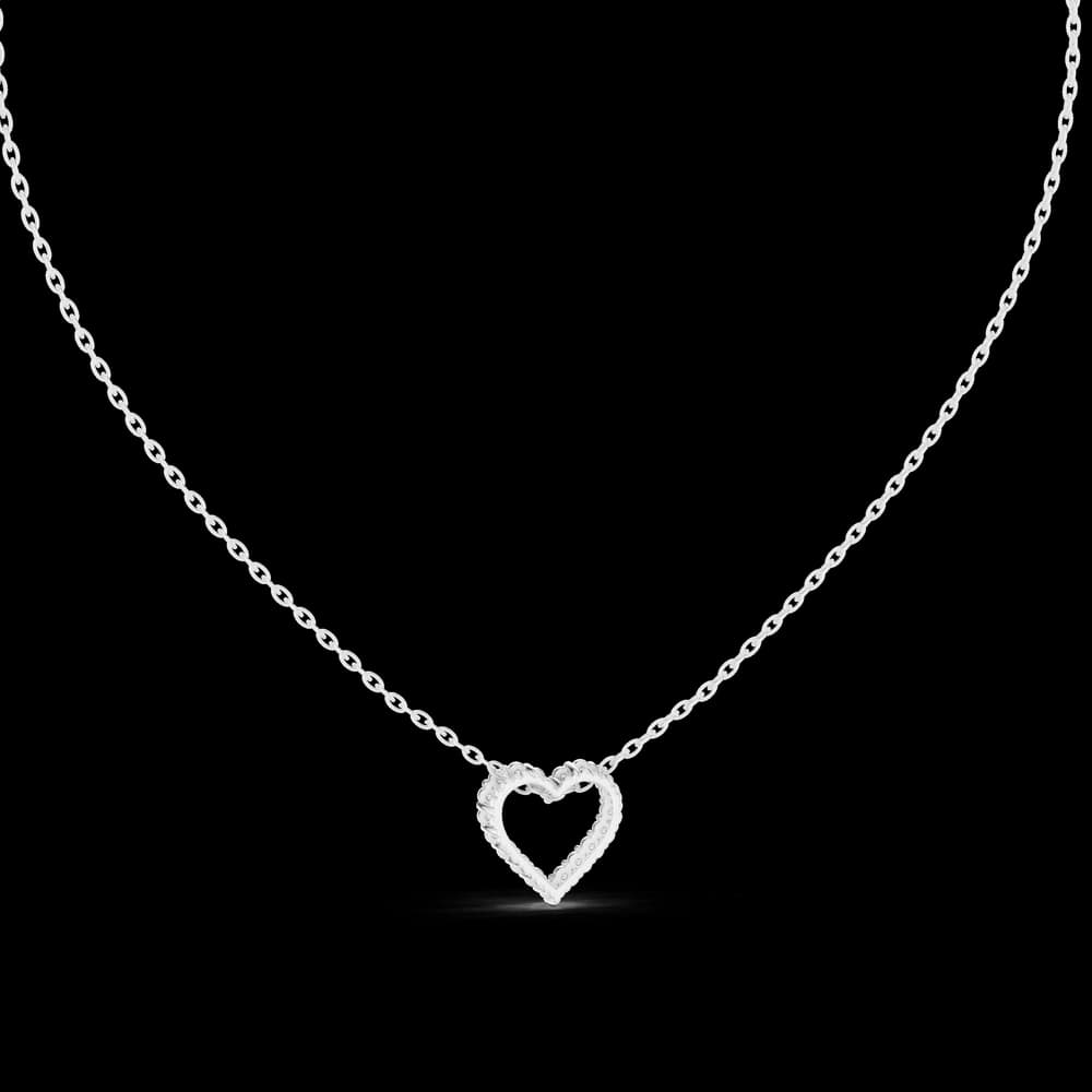 Deep Love lab grown diamond pendant - Image 2 Deep Love lab grown diamond pendant, view 2 of 6