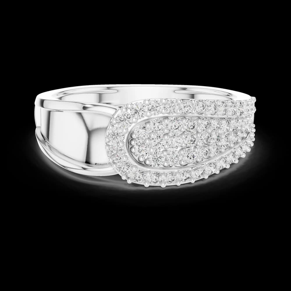 Delicate Lab grown diamond ring design - Image 1 Delicate Lab grown diamond ring design, view 1 of 5