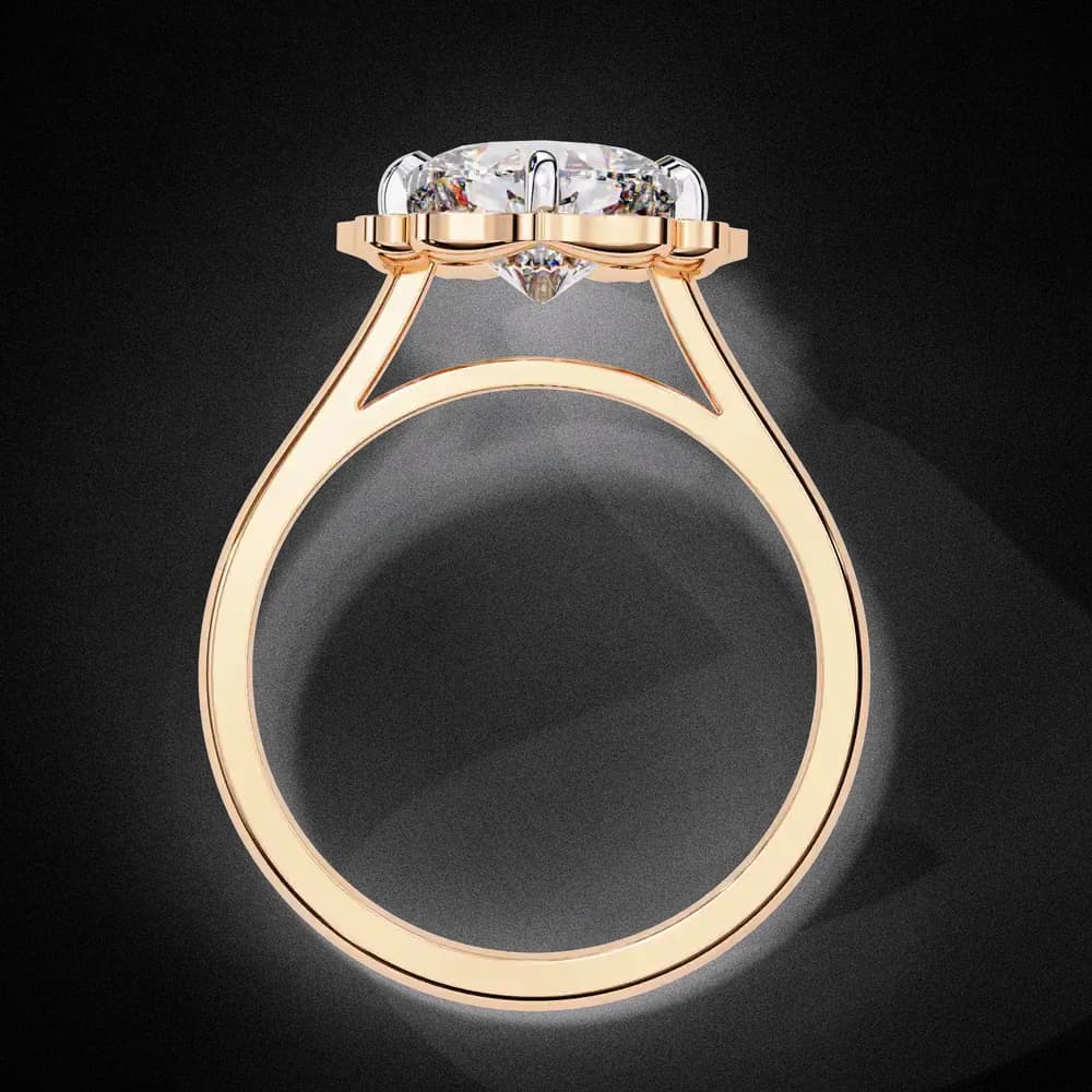 Delicate Petal Lab Grown Diamond Ring - Image 2 Delicate Petal Lab Grown Diamond Ring, view 2 of 4