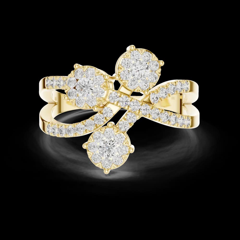 Delightful lab grown diamond women's ring - Image 3 Delightful lab grown diamond women's ring, view 3 of 6