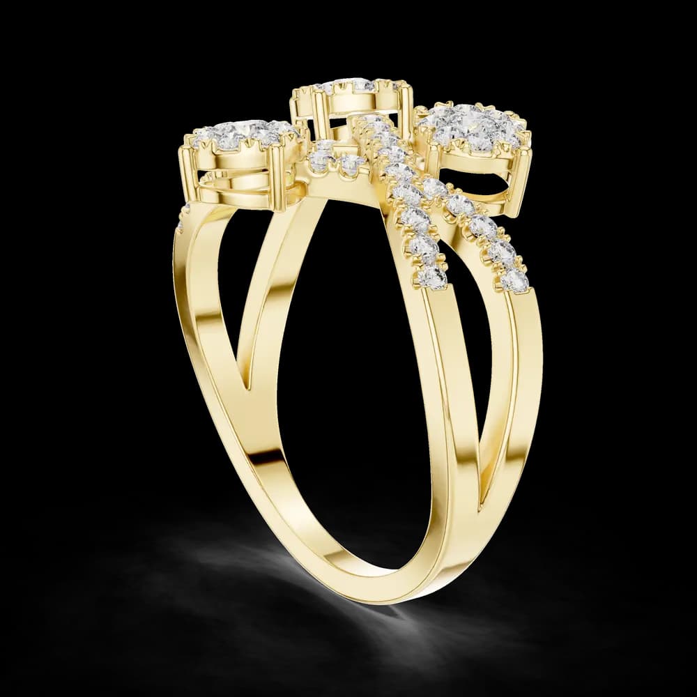 Delightful lab grown diamond women's ring - Image 4 Delightful lab grown diamond women's ring, view 4 of 6
