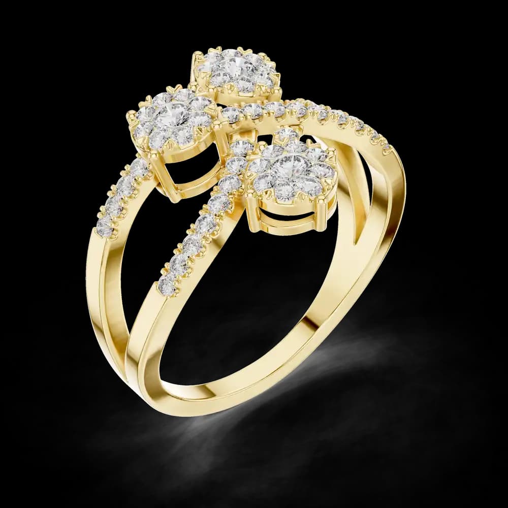 Delightful lab grown diamond women's ring - Image 5 Delightful lab grown diamond women's ring, view 5 of 6