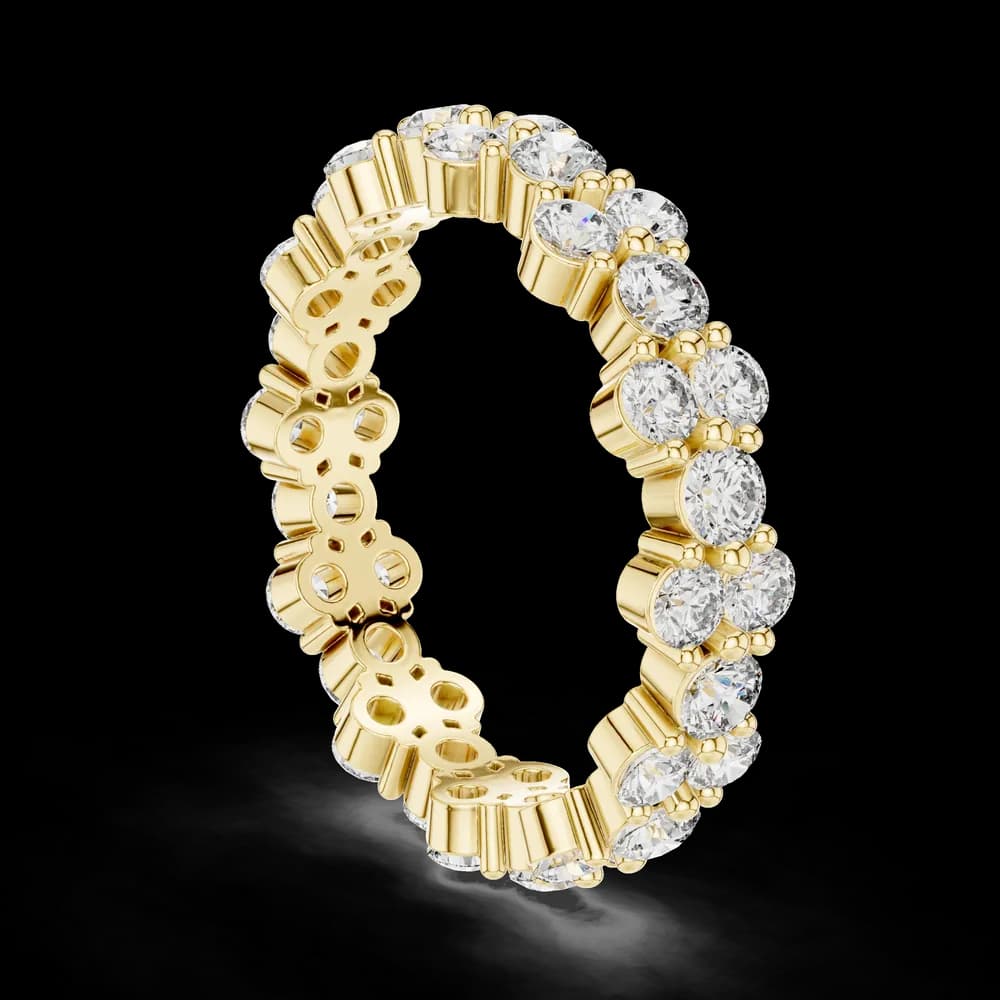 Desert Sands Lab Grown Diamond Matte Ring - Image 4 Desert Sands Lab Grown Diamond Matte Ring, view 4 of 6