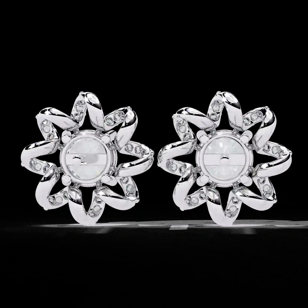 Designer Inspired Lab Grown Diamond Studs - Image 10 Designer Inspired Lab Grown Diamond Studs, view 10 of 15