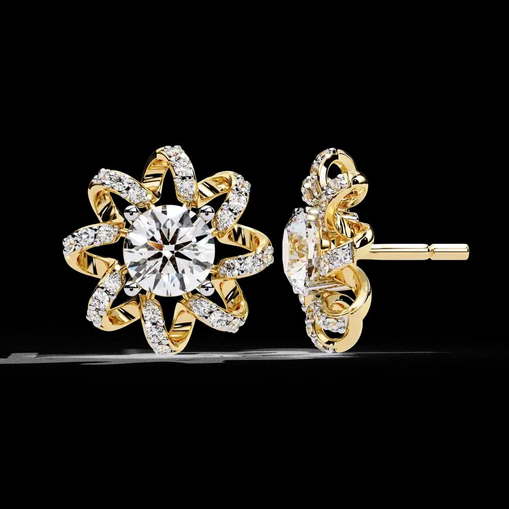 Designer Inspired Lab Grown Diamond Studs - Image 15 Designer Inspired Lab Grown Diamond Studs, view 15 of 15