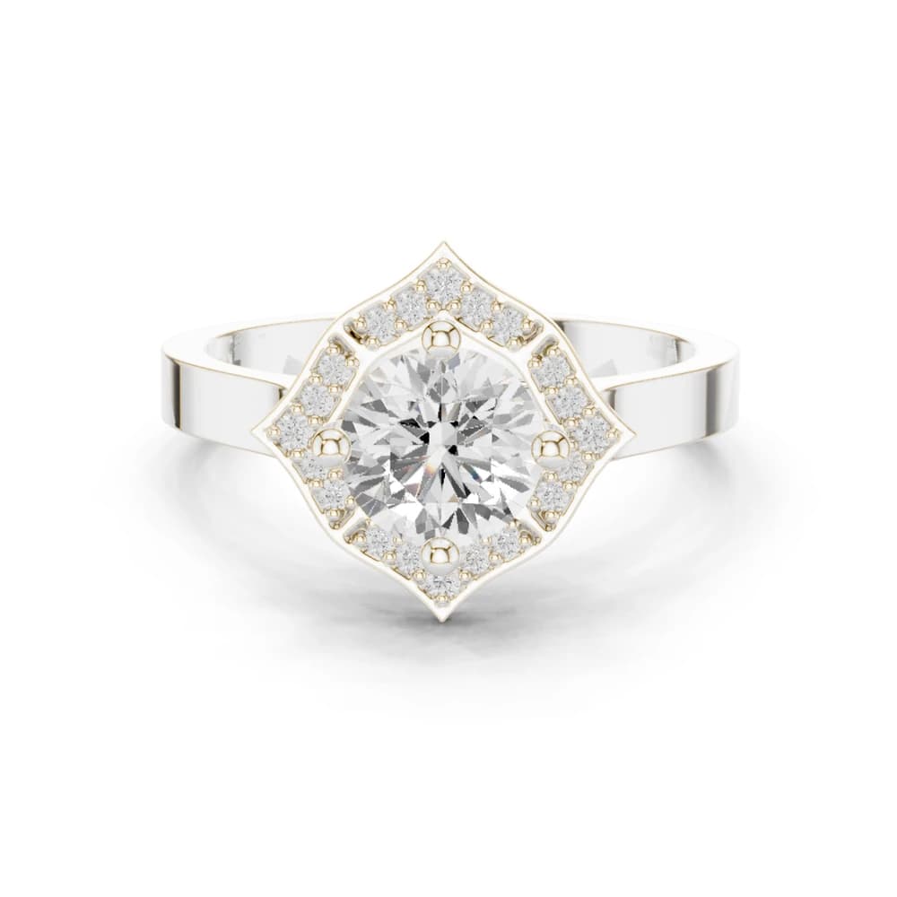 Dew Drop Lab Grown Diamond Diminutive Stack Band - Image 2 Dew Drop Lab Grown Diamond Diminutive Stack Band, view 2 of 9