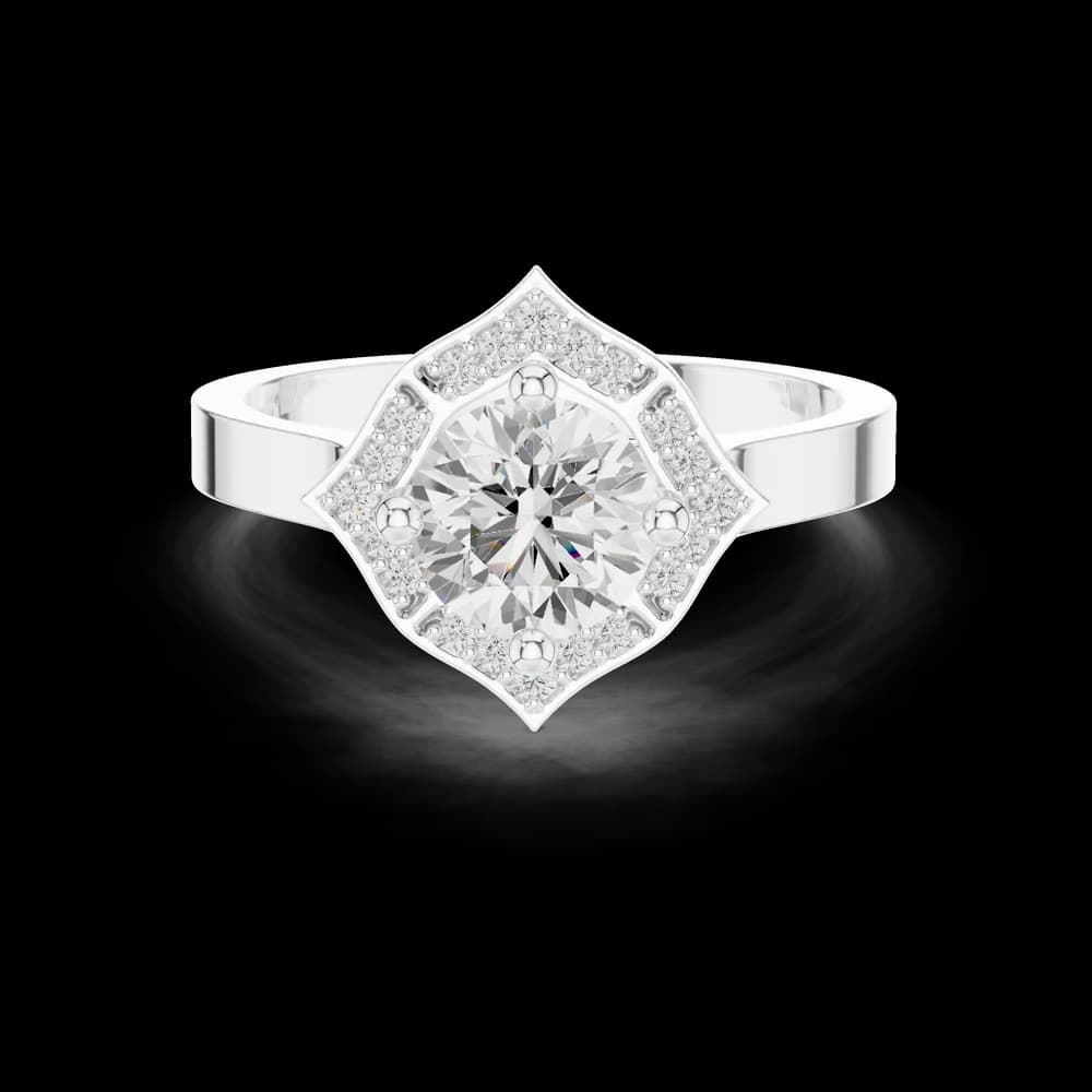 Dew Drop Lab Grown Diamond Diminutive Stack Band - Image 5 Dew Drop Lab Grown Diamond Diminutive Stack Band, view 5 of 9