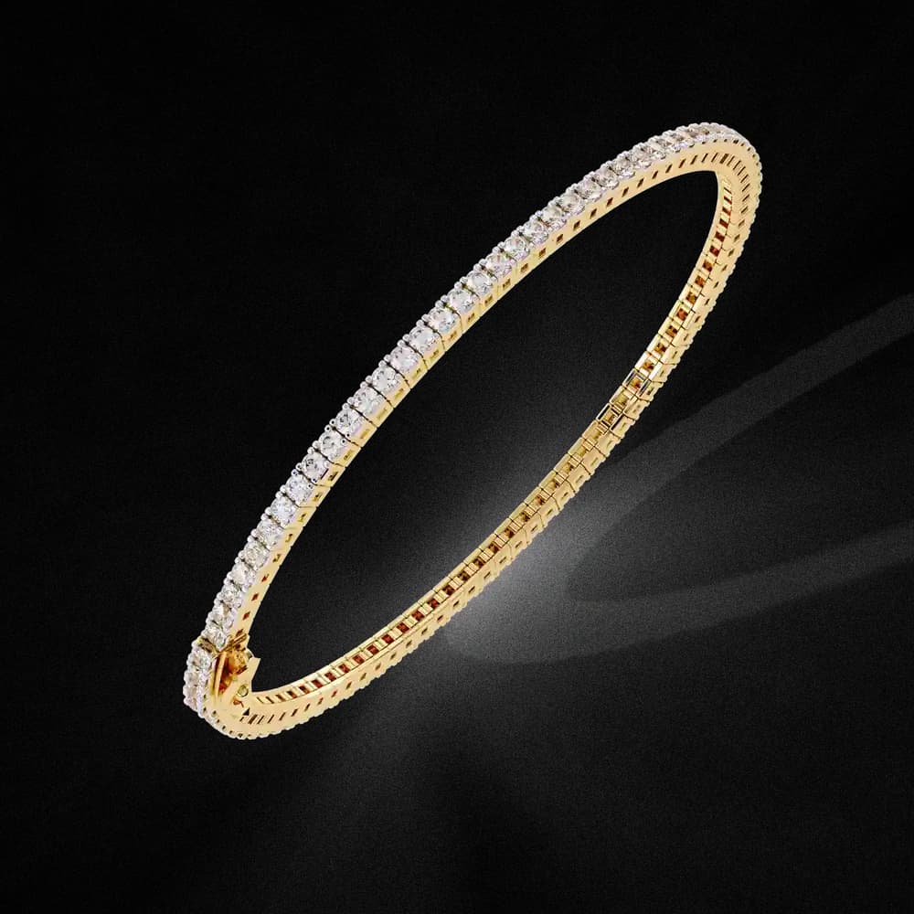 The Classic Pavé Tennis Bracelet - Image 1 The Classic Pavé Tennis Bracelet, view 1 of 5