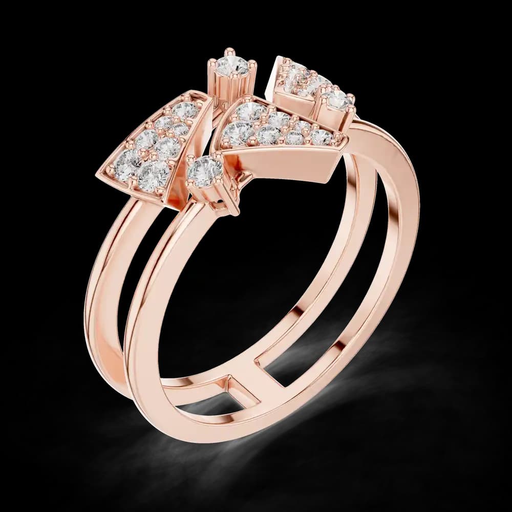 Divine Lab grown diamond ring band - Image 1 Divine Lab grown diamond ring band, view 1 of 1
