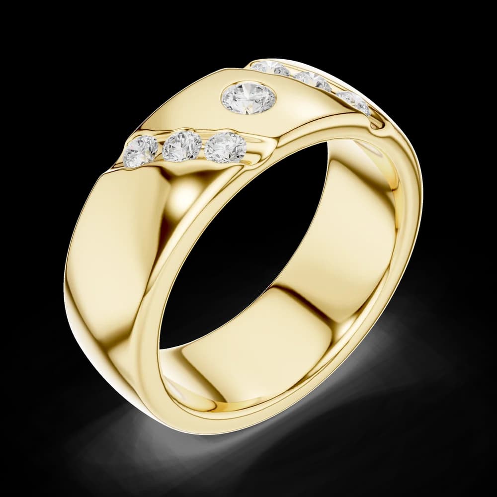 Double Halo Lab Grown Diamond Ring - Image 5 Double Halo Lab Grown Diamond Ring, view 5 of 6