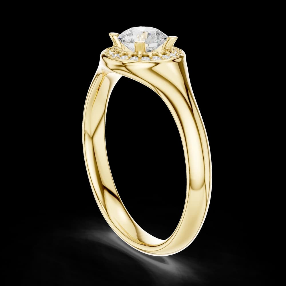 Dry Wit Lab grown diamond Rings design - Image 4 Dry Wit Lab grown diamond Rings design, view 4 of 6