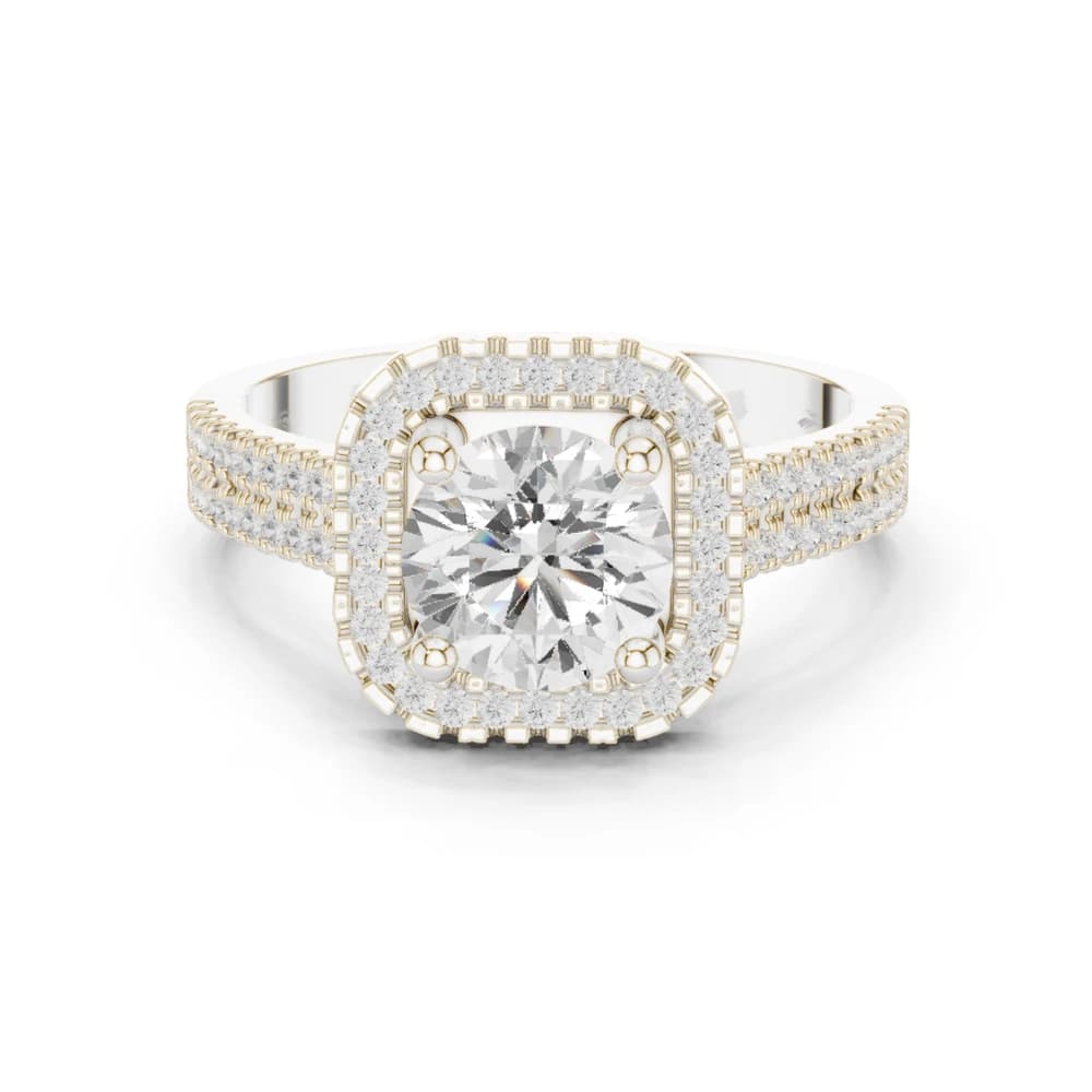 Dune Grass Lab Grown Diamond Multi Row Ring - Image 2 Dune Grass Lab Grown Diamond Multi Row Ring, view 2 of 9