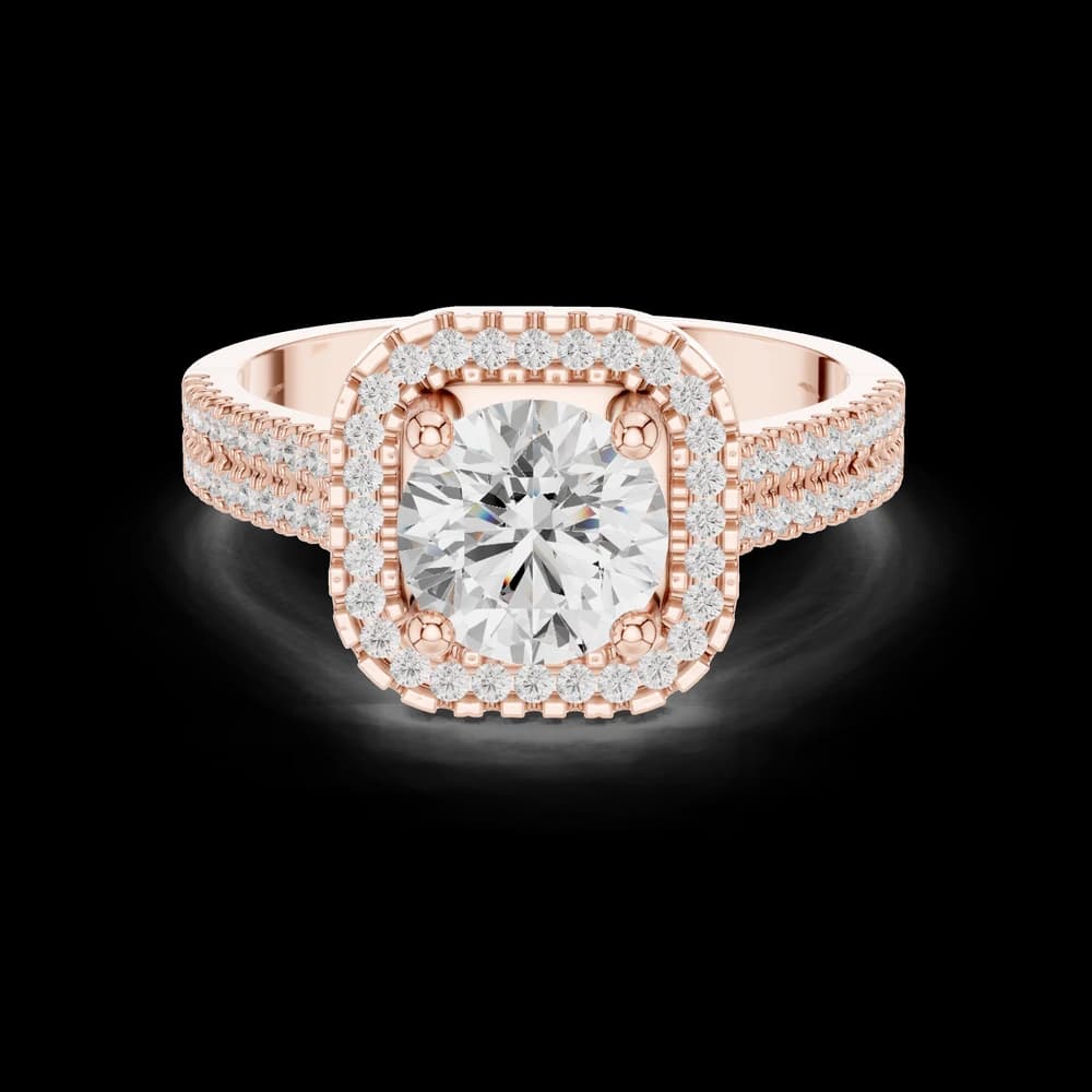 Dune Grass Lab Grown Diamond Multi Row Ring - Image 4 Dune Grass Lab Grown Diamond Multi Row Ring, view 4 of 9