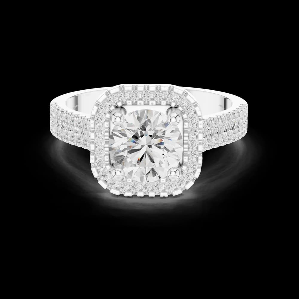 Dune Grass Lab Grown Diamond Multi Row Ring - Image 5 Dune Grass Lab Grown Diamond Multi Row Ring, view 5 of 9