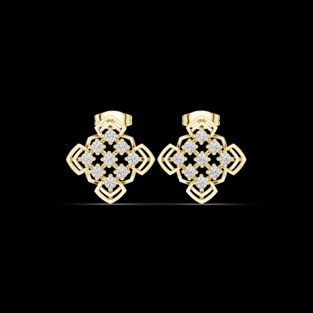 Dusk Glow Lab Grown Diamond Earrings Jewelry - Image 3 Dusk Glow Lab Grown Diamond Earrings Jewelry, view 3 of 6