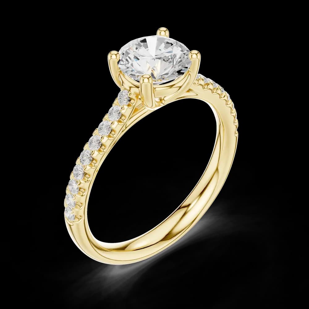 Echo Eclipse Lab Grown Diamond Ring - Image 5 Echo Eclipse Lab Grown Diamond Ring, view 5 of 6