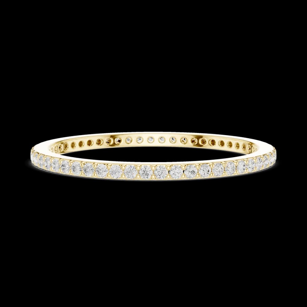 Ultra Thin Eternity Lab Grown Diamond Ring - Image 6 Ultra Thin Eternity Lab Grown Diamond Ring, view 6 of 6