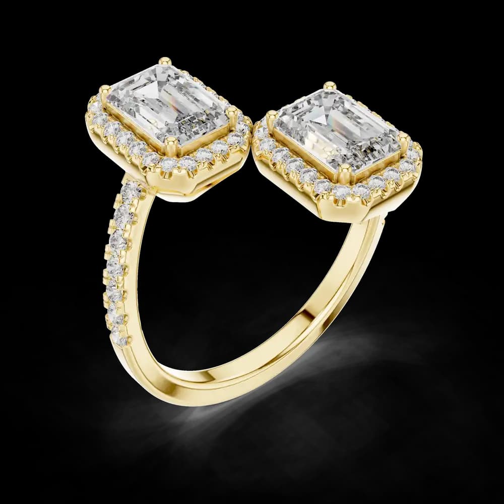 Echo Sound lab grown diamond ring - Image 5 Echo Sound lab grown diamond ring, view 5 of 6