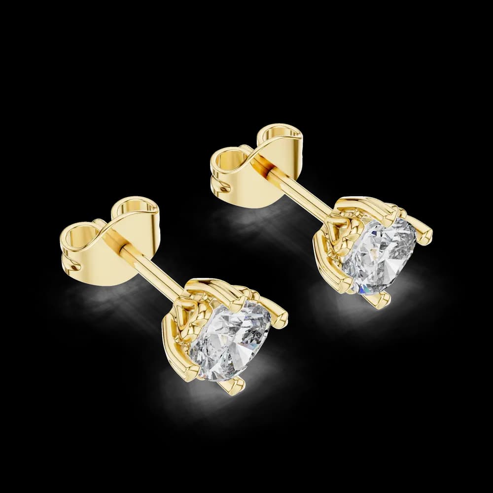 Effulgent Lab grown diamond Earrings pair - Image 3 Effulgent Lab grown diamond Earrings pair, view 3 of 6