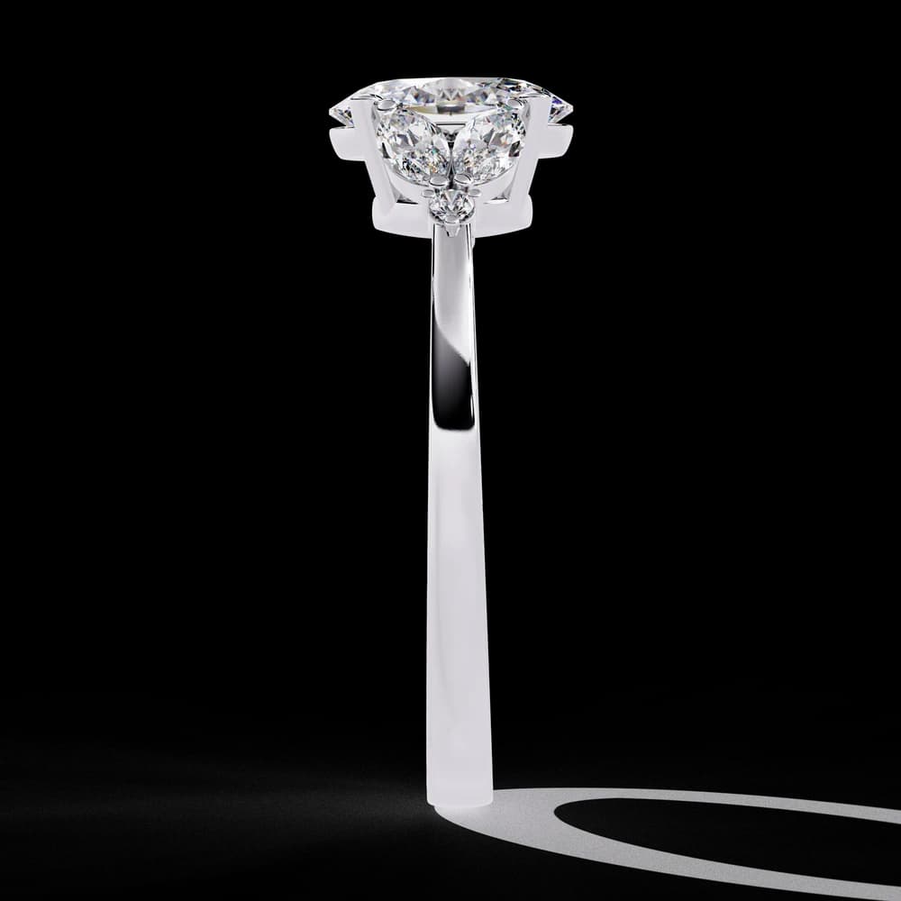 Elegant Lab Grown Diamond Engagement Ring - Image 1 Elegant Lab Grown Diamond Engagement Ring, view 1 of 6