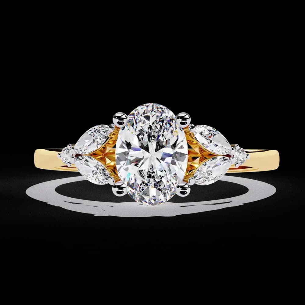 Elegant Lab Grown Diamond Engagement Ring - Image 2 Elegant Lab Grown Diamond Engagement Ring, view 2 of 6