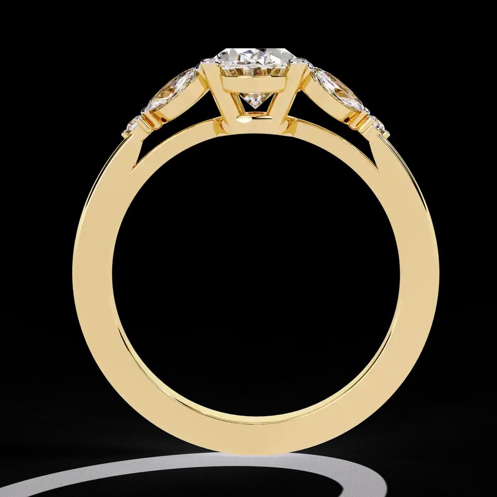 Elegant Lab Grown Diamond Engagement Ring - Image 3 Elegant Lab Grown Diamond Engagement Ring, view 3 of 6