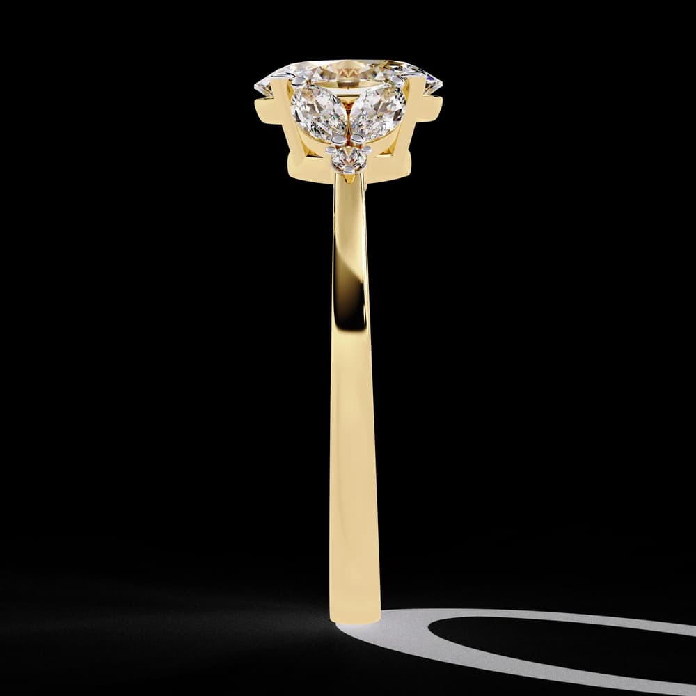 Elegant Lab Grown Diamond Engagement Ring - Image 4 Elegant Lab Grown Diamond Engagement Ring, view 4 of 6