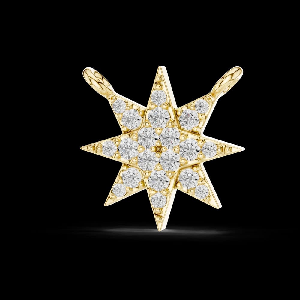 Elegant Floating Solitaire Lab Grown Diamond Pendant - Image 1 Elegant Floating Solitaire Lab Grown Diamond Pendant, view 1 of 2