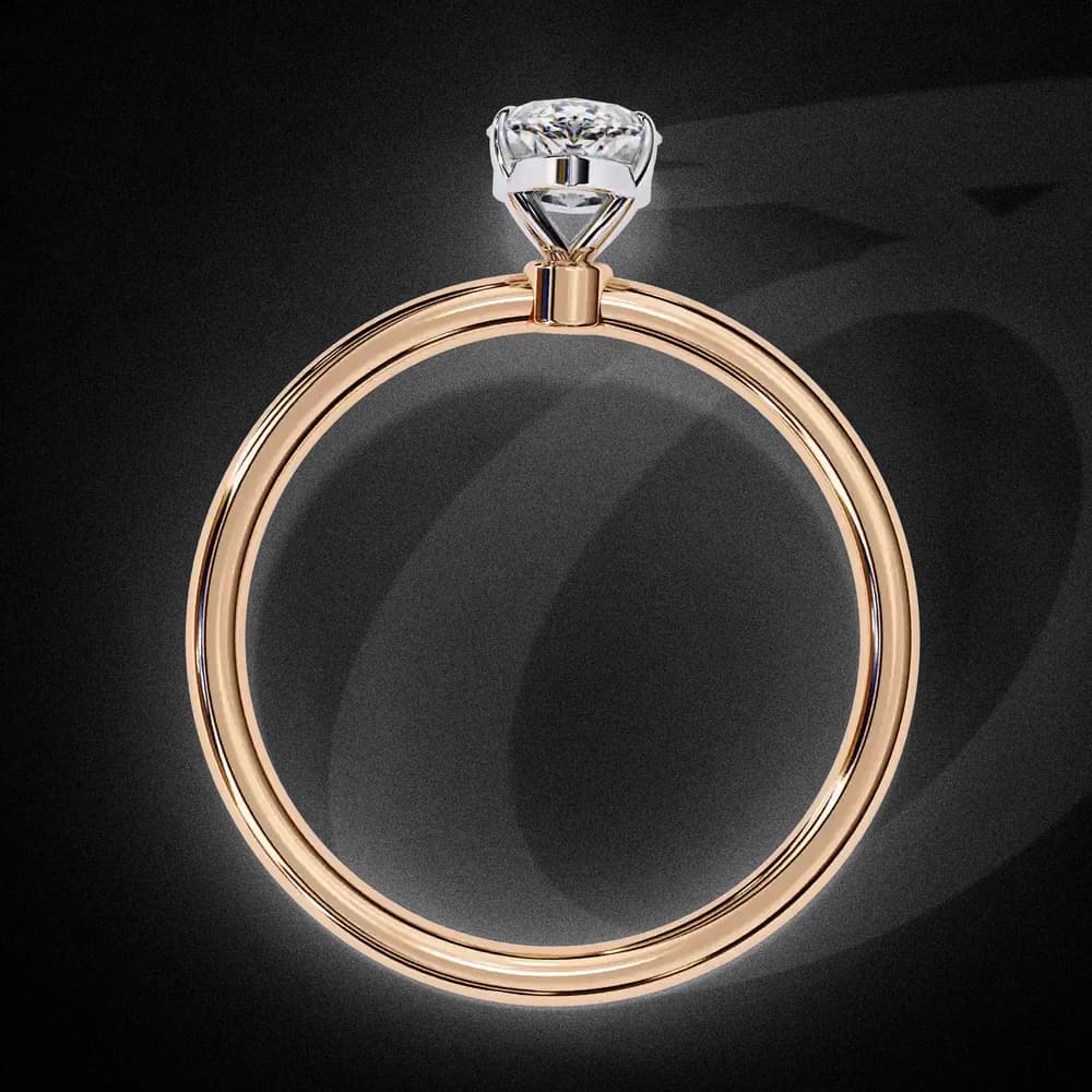 Elegant Marquise Cut Solitaire Lab Grown Diamond Ring - Image 14 Elegant Marquise Cut Solitaire Lab Grown Diamond Ring, view 14 of 14