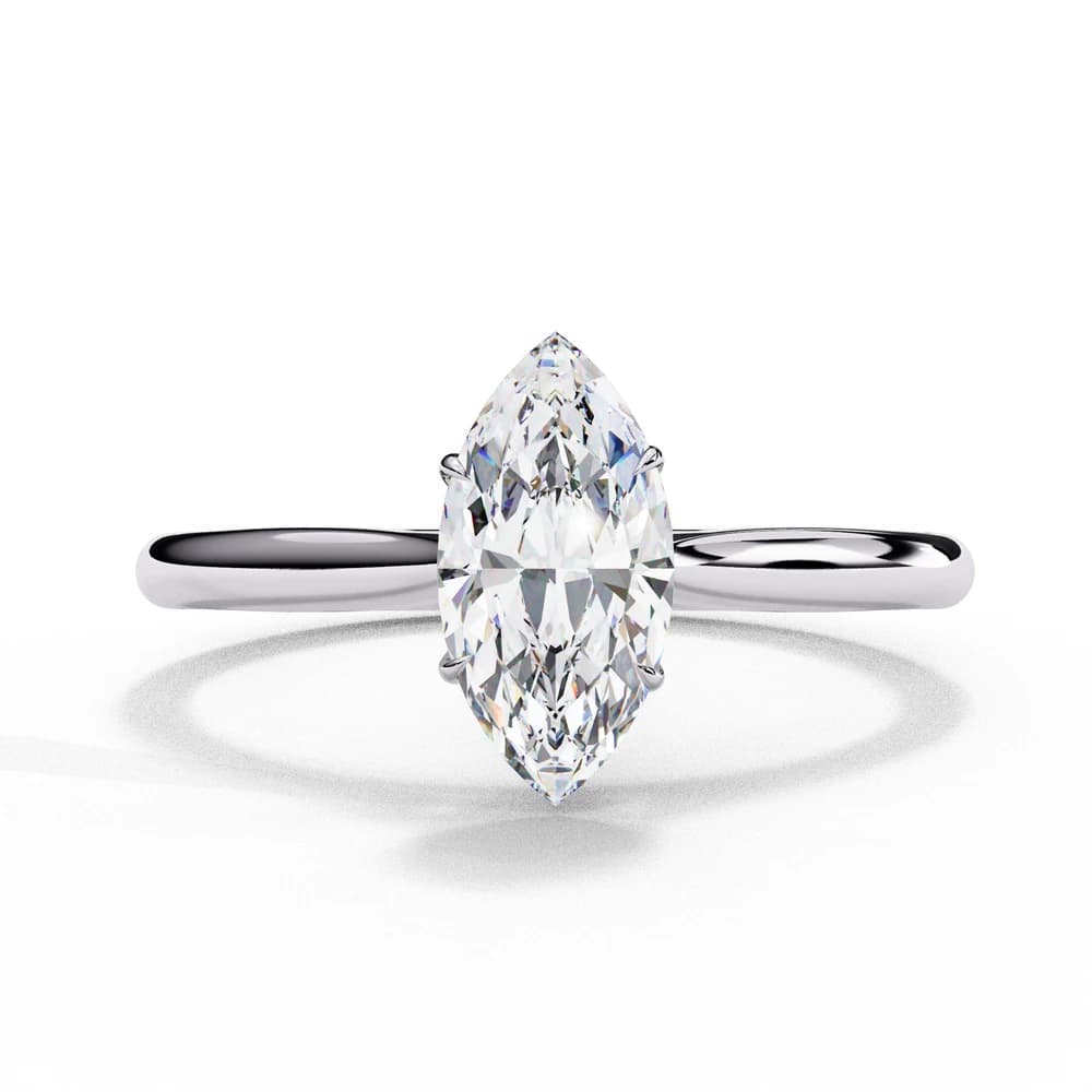 Elegant Marquise Lab Grown Diamond Ring - Image 1 Elegant Marquise Lab Grown Diamond Ring, view 1 of 14