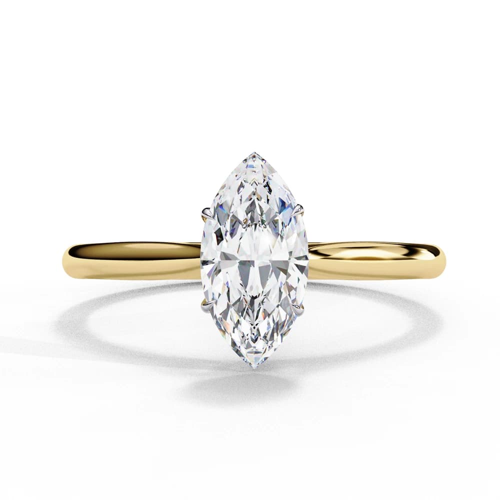 Elegant Marquise Lab Grown Diamond Ring - Image 14 Elegant Marquise Lab Grown Diamond Ring, view 14 of 14