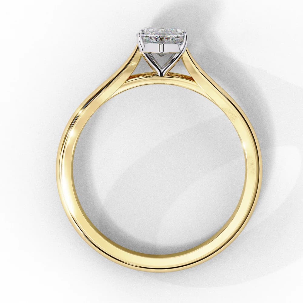 Elegant Marquise Lab Grown Diamond Ring - Image 2 Elegant Marquise Lab Grown Diamond Ring, view 2 of 14