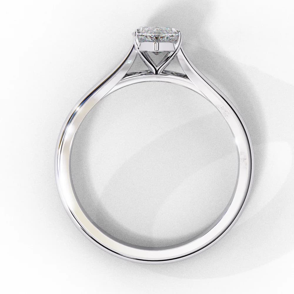 Elegant Marquise Lab Grown Diamond Ring - Image 7 Elegant Marquise Lab Grown Diamond Ring, view 7 of 14