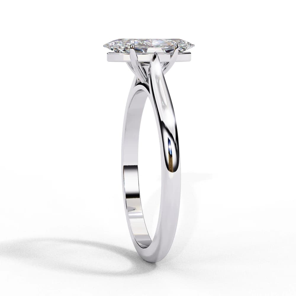 Elegant Marquise Lab Grown Diamond Ring - Image 8 Elegant Marquise Lab Grown Diamond Ring, view 8 of 14