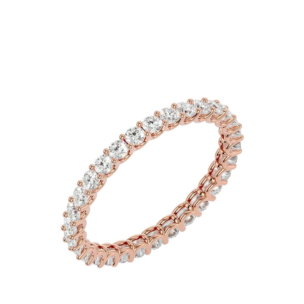 Elegant Pave Set Lab Grown Diamond Ring - Image 1 Elegant Pave Set Lab Grown Diamond Ring, view 1 of 2