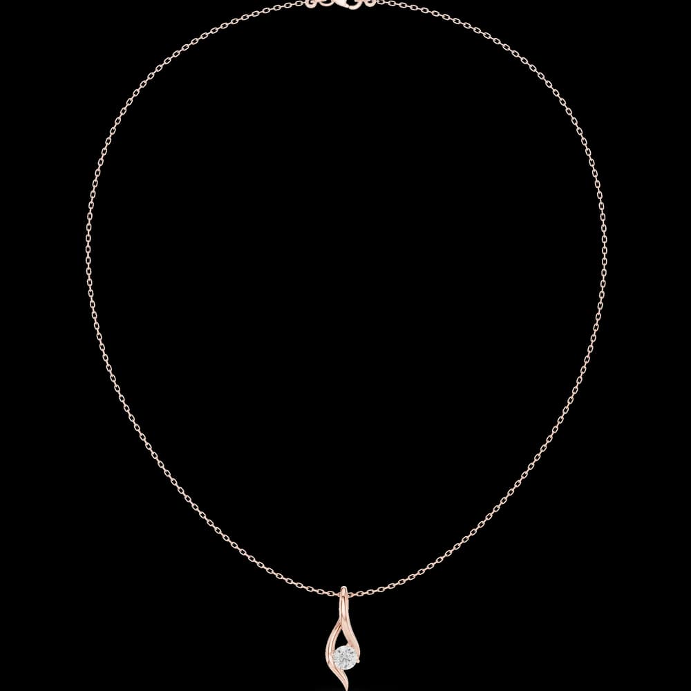 Elite Circular Diamond Lab Grown Pendant - Image 1 Elite Circular Diamond Lab Grown Pendant, view 1 of 6