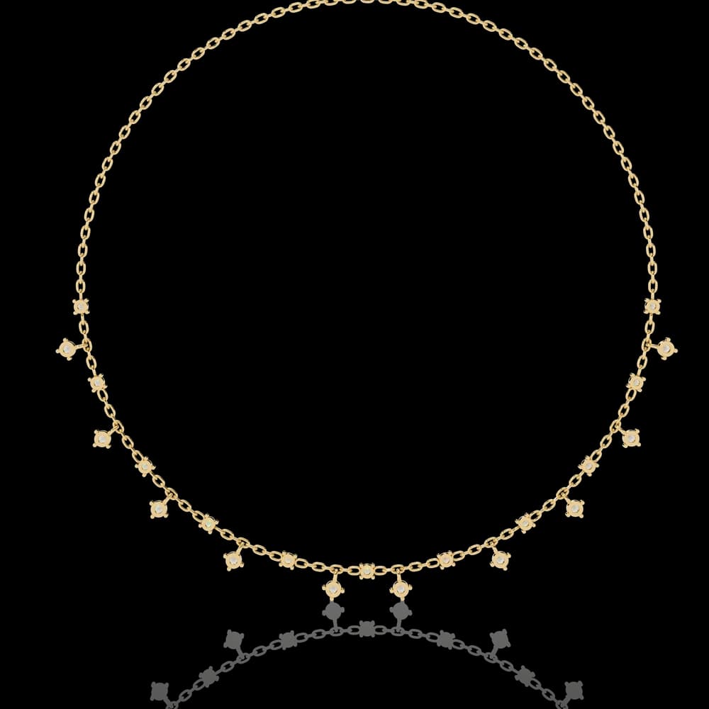 Sif Jakobs Ellera Piccolo Gold Necklace - Image 3 Sif Jakobs Ellera Piccolo Gold Necklace, view 3 of 3