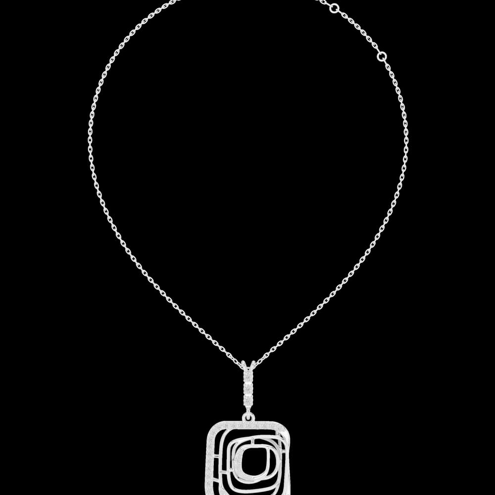 Enchanting Circular Diamond Lab Grown Necklace - Image 2 Enchanting Circular Diamond Lab Grown Necklace, view 2 of 6