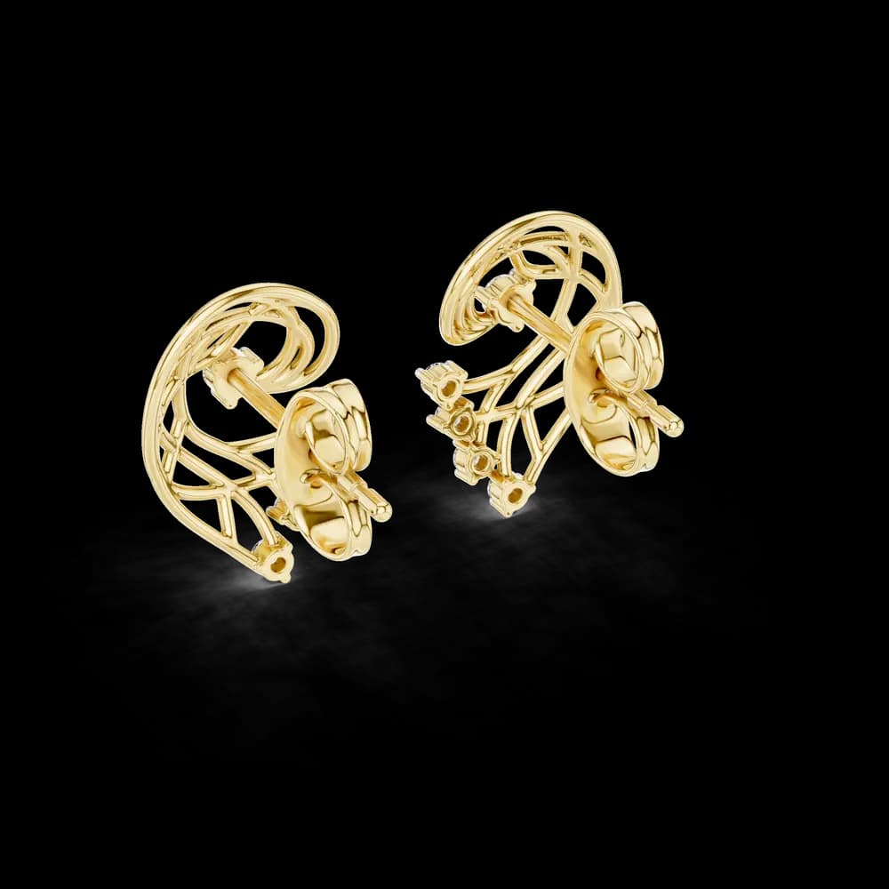 Enlivening Lab grown diamond Earrings style - Image 5 Enlivening Lab grown diamond Earrings style, view 5 of 7