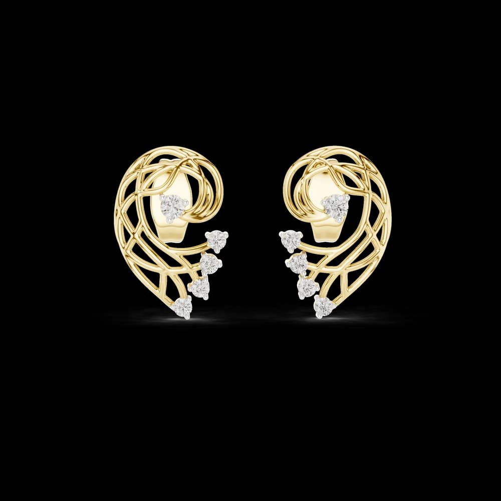Enlivening Lab grown diamond Earrings style - Image 6 Enlivening Lab grown diamond Earrings style, view 6 of 7