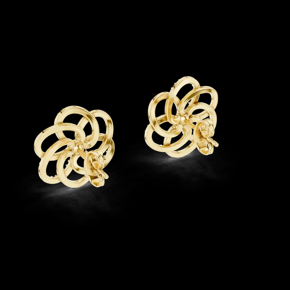 Entrancing Lab grown diamond Earrings style - Image 7 Entrancing Lab grown diamond Earrings style, view 7 of 7