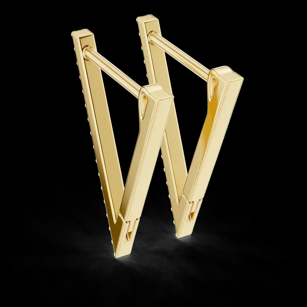 Eternal Loop Design Lab Grown Diamond Earrings - Image 3 Eternal Loop Design Lab Grown Diamond Earrings, view 3 of 4