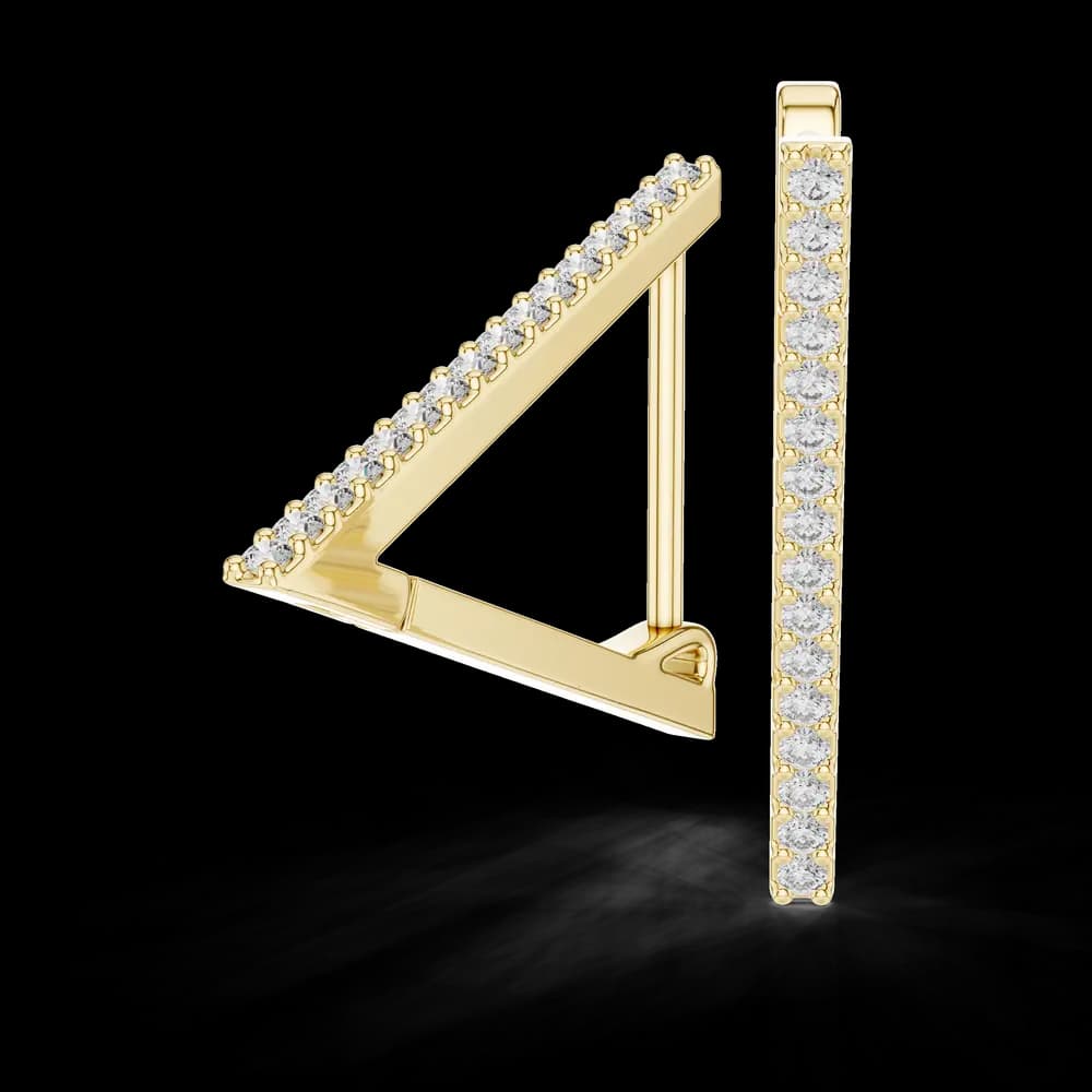 Eternal Loop Design Lab Grown Diamond Earrings - Image 4 Eternal Loop Design Lab Grown Diamond Earrings, view 4 of 4