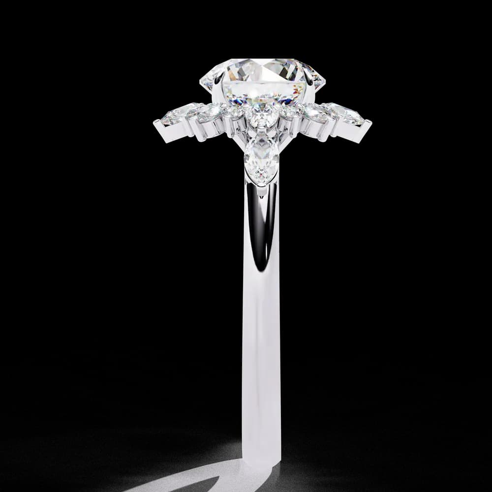 Eternal Radiance Round Cut Lab Grown Diamond Ring - Image 2 Eternal Radiance Round Cut Lab Grown Diamond Ring, view 2 of 12