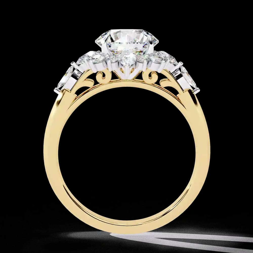 Eternal Radiance Round Cut Lab Grown Diamond Ring - Image 5 Eternal Radiance Round Cut Lab Grown Diamond Ring, view 5 of 12