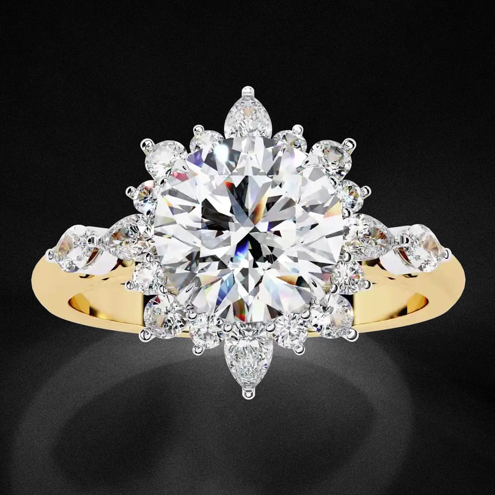 Eternal Radiance Round Cut Lab Grown Diamond Ring - Image 7 Eternal Radiance Round Cut Lab Grown Diamond Ring, view 7 of 12