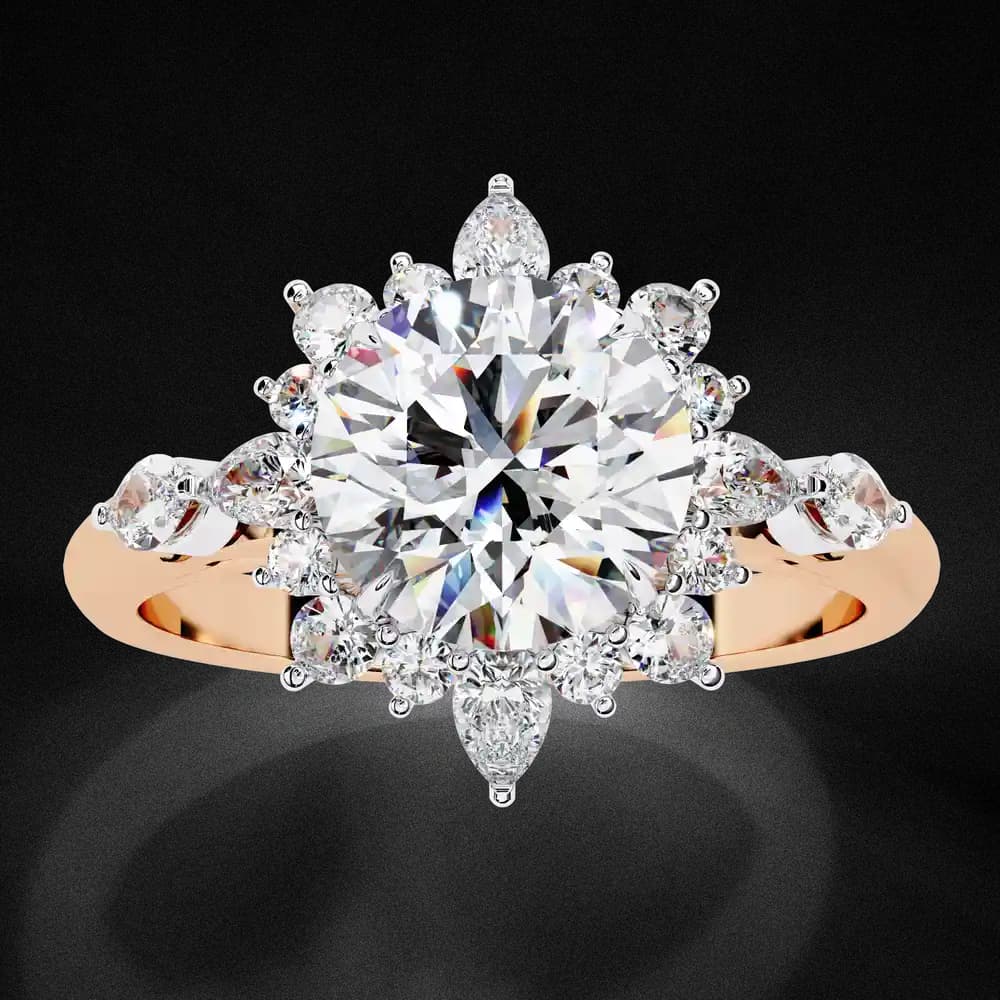 Eternal Radiance Round Cut Lab Grown Diamond Ring - Image 8 Eternal Radiance Round Cut Lab Grown Diamond Ring, view 8 of 12