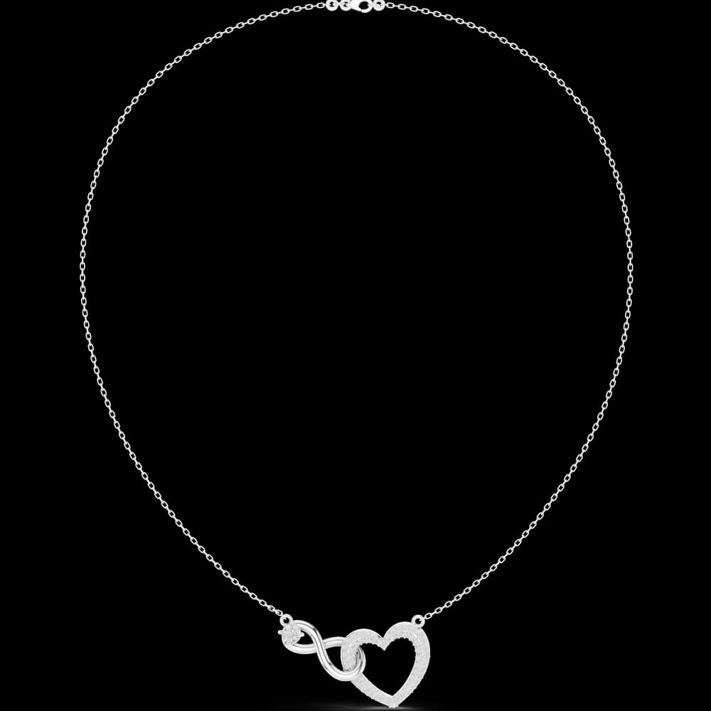Ethereal Classic-Cut Diamond Lab Grown Necklace - Image 2 Ethereal Classic-Cut Diamond Lab Grown Necklace, view 2 of 6