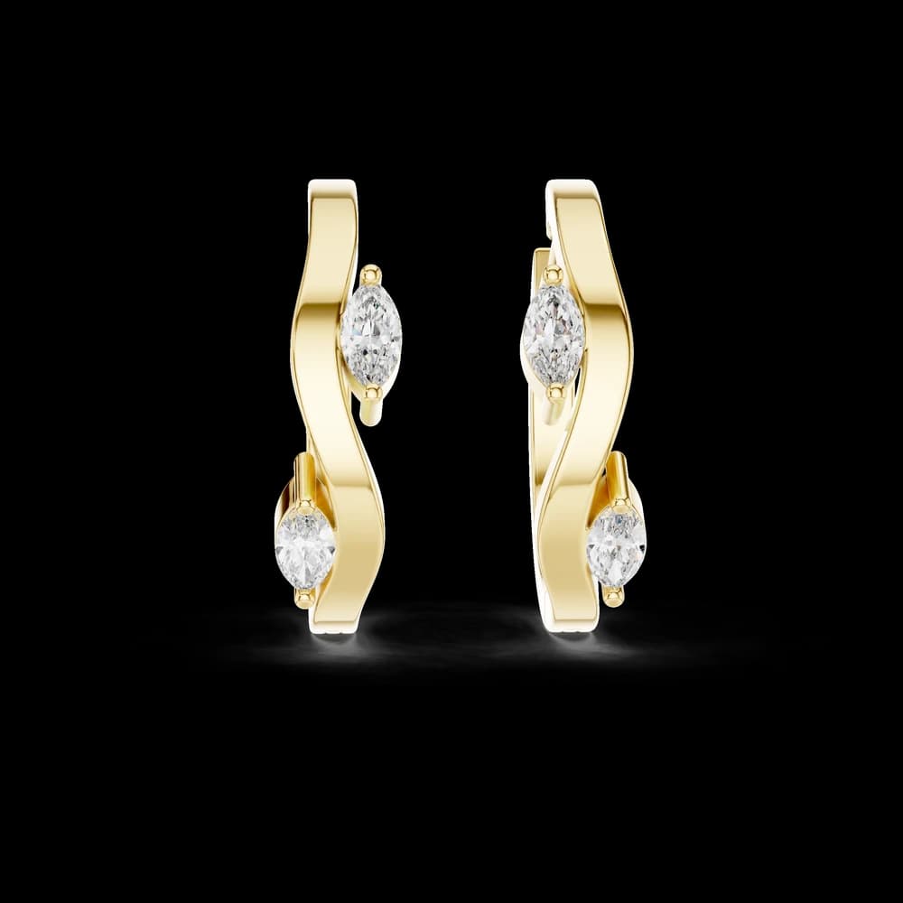 Ethereal Glow Lab Grown Diamond Earrings - Image 1 Ethereal Glow Lab Grown Diamond Earrings, view 1 of 4