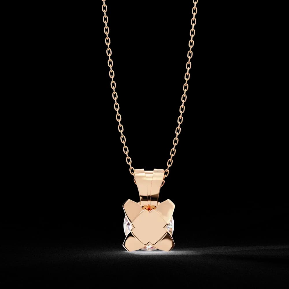 Ethical Lab Grown Diamond Solitaire Pendant - Image 10 Ethical Lab Grown Diamond Solitaire Pendant, view 10 of 16